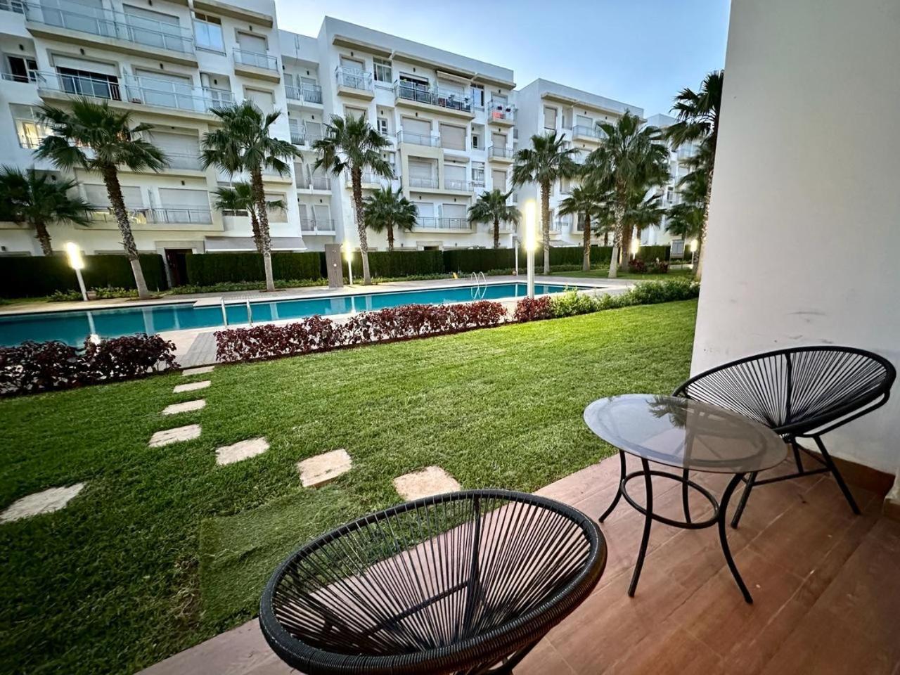 Ferienwohnung Apparemment De Luxe Vue Piscine Bouznika Exterior foto
